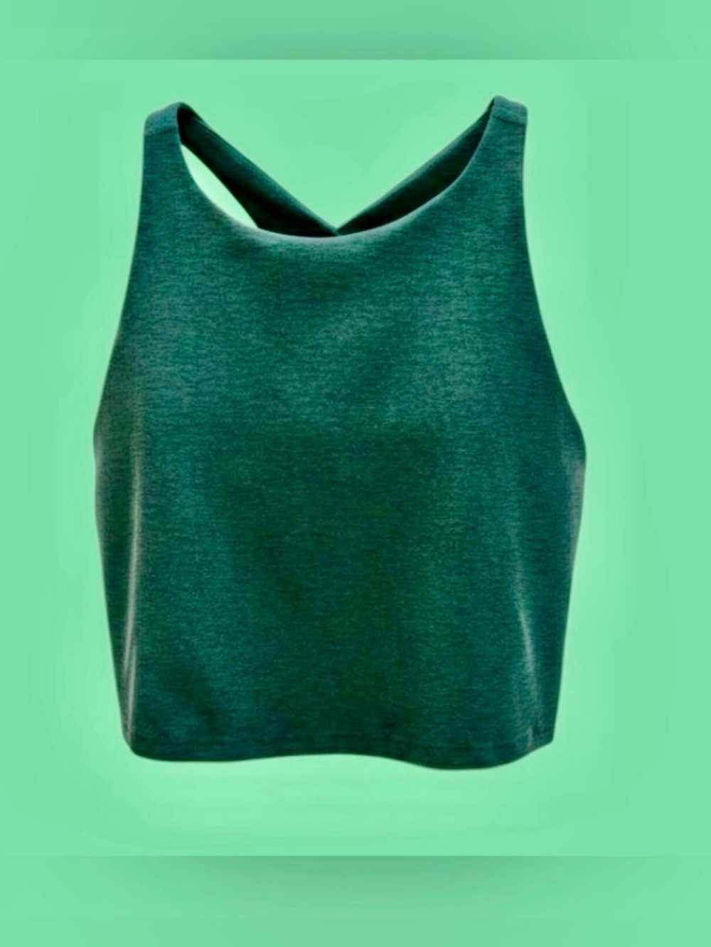 Beyond Yoga Dark Green Cropped Tank top